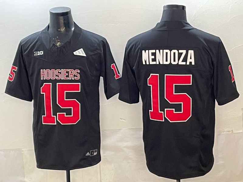 Men 2026 Ohio State Buckeyes #15 Mendoza Black Nike Limited NCAA Jersey 075